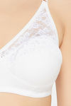 Clovia Double Layered Non Wired Full Coverage T-Shirt Bra - White — thumbnail 5