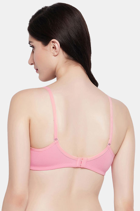 Clovia Padded Non Wired Medium Coverage T-Shirt Bra - Pink — image 4