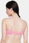 Clovia Padded Non Wired Medium Coverage T-Shirt Bra - Pink — thumbnail 4