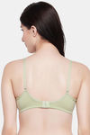 Clovia Padded Non Wired Medium Coverage T-Shirt Bra - Green — thumbnail 4