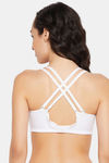 Clovia Double Layered Non Wired Full Coverage T-Shirt Bra - White — thumbnail 5