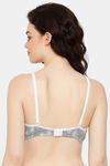 Clovia Padded Non Wired Full Coverage T-Shirt Bra - Grey — thumbnail 4