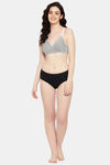 Clovia Padded Non Wired Full Coverage T-Shirt Bra - Grey — thumbnail 6