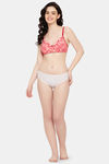 Clovia Padded Non-Wired Full Coverage T-Shirt Bra - Orange — thumbnail 6