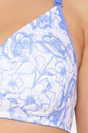 Clovia Padded Non-Wired Full Coverage T-Shirt Bra - Blue — thumbnail 7
