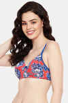 Clovia Padded Non-Wired Full Coverage T-Shirt Bra - Orange — thumbnail 2