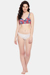 Clovia Padded Non-Wired Full Coverage T-Shirt Bra - Orange — thumbnail 6