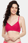 Clovia Double Layered Non-Wired Full Coverage T-Shirt Bra - Pink — thumbnail 5