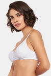 Clovia Padded Non-Wired Medium Coverage T-Shirt Bra - Grey — thumbnail 2