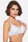 Clovia Padded Non-Wired Medium Coverage T-Shirt Bra - Grey — thumbnail 3