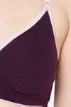 Clovia Padded Non-Wired Medium Coverage T-Shirt Bra - Purple — thumbnail 7