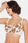 Clovia Padded Non-Wired Full Coverage T-Shirt Bra - White — thumbnail 2