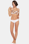 Clovia Padded Non-Wired Full Coverage T-Shirt Bra - White — thumbnail 6