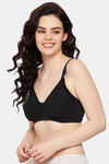 Clovia Double Layered Non-Wired Full Coverage Maternity Bra - Black — thumbnail 5