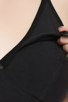 Clovia Double Layered Non-Wired Full Coverage Maternity Bra - Black — thumbnail 8