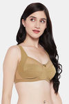 Clovia Double Layered Non-Wired Full Coverage T-Shirt Bra - Green — thumbnail 2