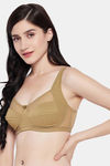 Clovia Double Layered Non-Wired Full Coverage T-Shirt Bra - Green — thumbnail 3