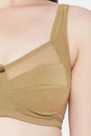 Clovia Double Layered Non-Wired Full Coverage T-Shirt Bra - Green — thumbnail 5