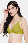Clovia Double Layered Non-Wired Medium Coverage Sag Lift Bra - Green — thumbnail 2