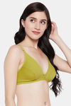 Clovia Double Layered Non-Wired Medium Coverage Sag Lift Bra - Green — thumbnail 3