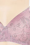 Clovia Padded Non-Wired Full Coverage T-Shirt Bra - Purple — thumbnail 5