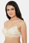Clovia Padded Non-Wired Full Coverage T-Shirt Bra - Yellow — thumbnail 3