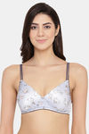 Clovia Padded Non-Wired Full Coverage T-Shirt Bra - Blue — thumbnail 1
