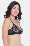 Clovia Padded Non-Wired Full Coverage T-Shirt Bra - Black — thumbnail 3