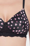 Clovia Padded Non-Wired Full Coverage T-Shirt Bra - Black — thumbnail 5