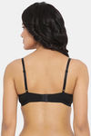 Clovia Padded Wired Medium Coverage Push-Up Bra - Black — thumbnail 4