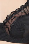 Clovia Double Layered Wired Full Coverage T-Shirt Bra - Black — thumbnail 6