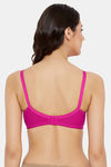 Clovia Double Layered Non-Wired Full Coverage T-Shirt Bra - Pink — thumbnail 4