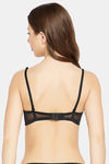 Clovia Padded Non-Wired Medium Coverage Push-Up Bra - Black — thumbnail 4