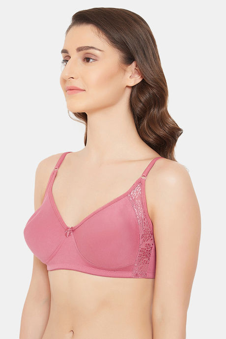Clovia Double Layered Non Wired Full Coverage T-Shirt Bra - Pink — image 3