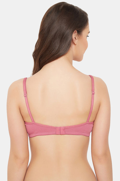 Clovia Double Layered Non Wired Full Coverage T-Shirt Bra - Pink — image 4