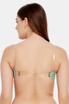 Clovia Padded Regular Wired Medium Coverage T-Shirt Bra - Green — thumbnail 3