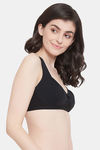 Clovia Double Layered Non Wired Full Coverage T-Shirt Bra - Black — thumbnail 2