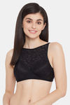 Clovia Padded Non Wired Full Coverage T-Shirt Bra - Black — thumbnail 1