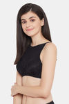Clovia Padded Non Wired Full Coverage T-Shirt Bra - Black — thumbnail 3