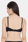 Clovia Padded Non Wired Full Coverage T-Shirt Bra - Black — thumbnail 4