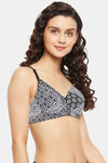 Clovia Padded Wired Full Coverage T-Shirt Bra - Black — thumbnail 2
