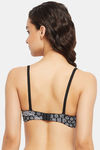 Clovia Padded Wired Full Coverage T-Shirt Bra - Black — thumbnail 3