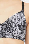 Clovia Padded Wired Full Coverage T-Shirt Bra - Black — thumbnail 5