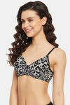 Clovia Padded Wired Full Coverage T-Shirt Bra - Black — thumbnail 2
