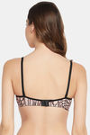 Clovia Padded Wired Full Coverage T-Shirt Bra - Brown — thumbnail 4