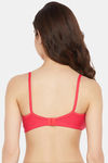 Clovia Double Layered Non-Wired Full Coverage T-Shirt Bra - Pink — thumbnail 4
