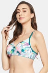 Clovia Padded Wired Full Coverage T-Shirt Bra - Multi — thumbnail 2