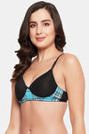 Clovia Padded Non Wired Medium Coverage Push Up Bra - Black — thumbnail 3