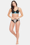 Clovia Padded Non Wired Medium Coverage Push Up Bra - Black — thumbnail 5