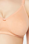 Clovia Padded Non-Wired Full Coverage T-Shirt Bra - Peach — thumbnail 5